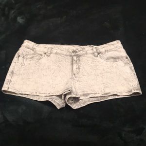 Gray Jean Shorts